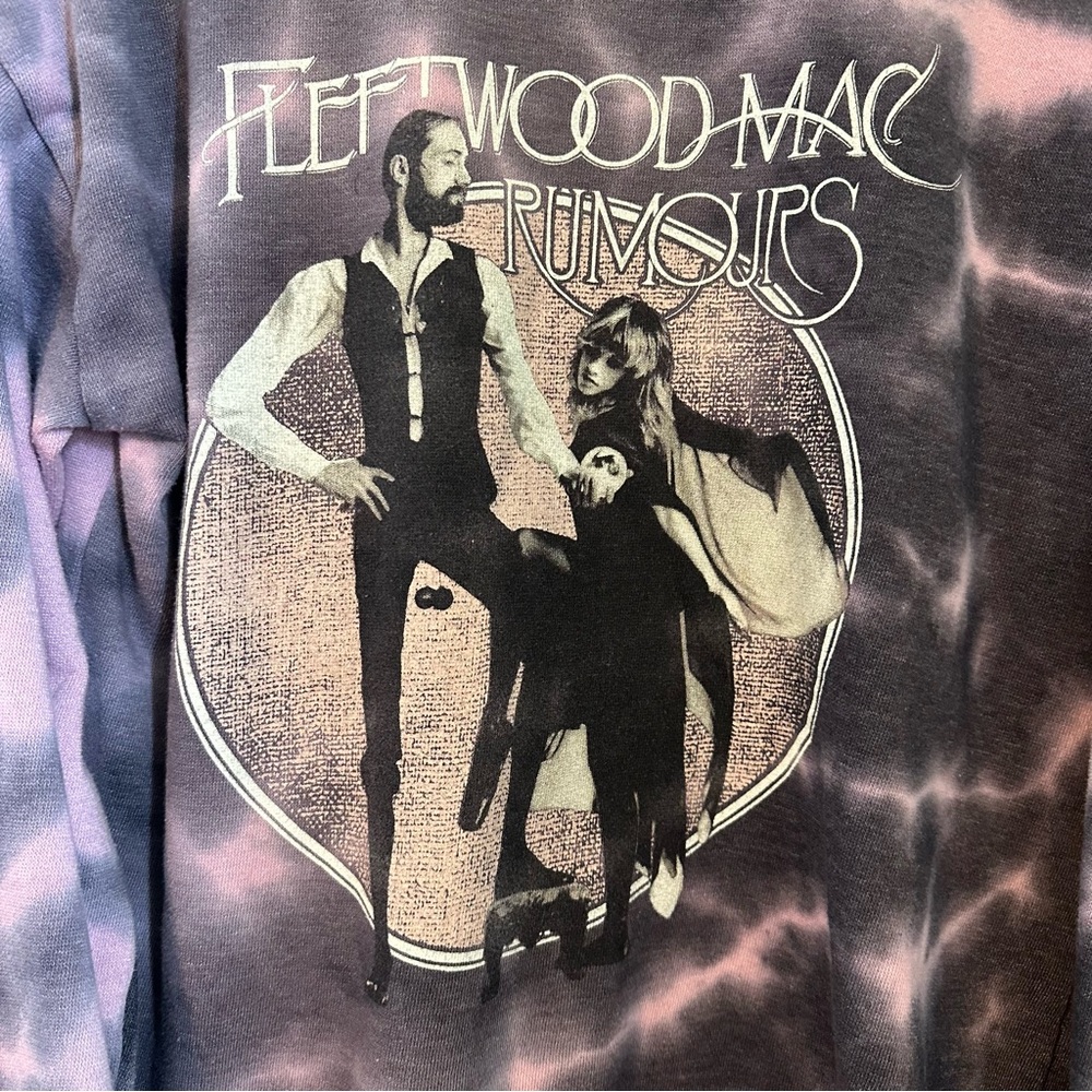 Fleetwood Mac Tie Dye Crewneck Small EUC - Picture 3 of 5